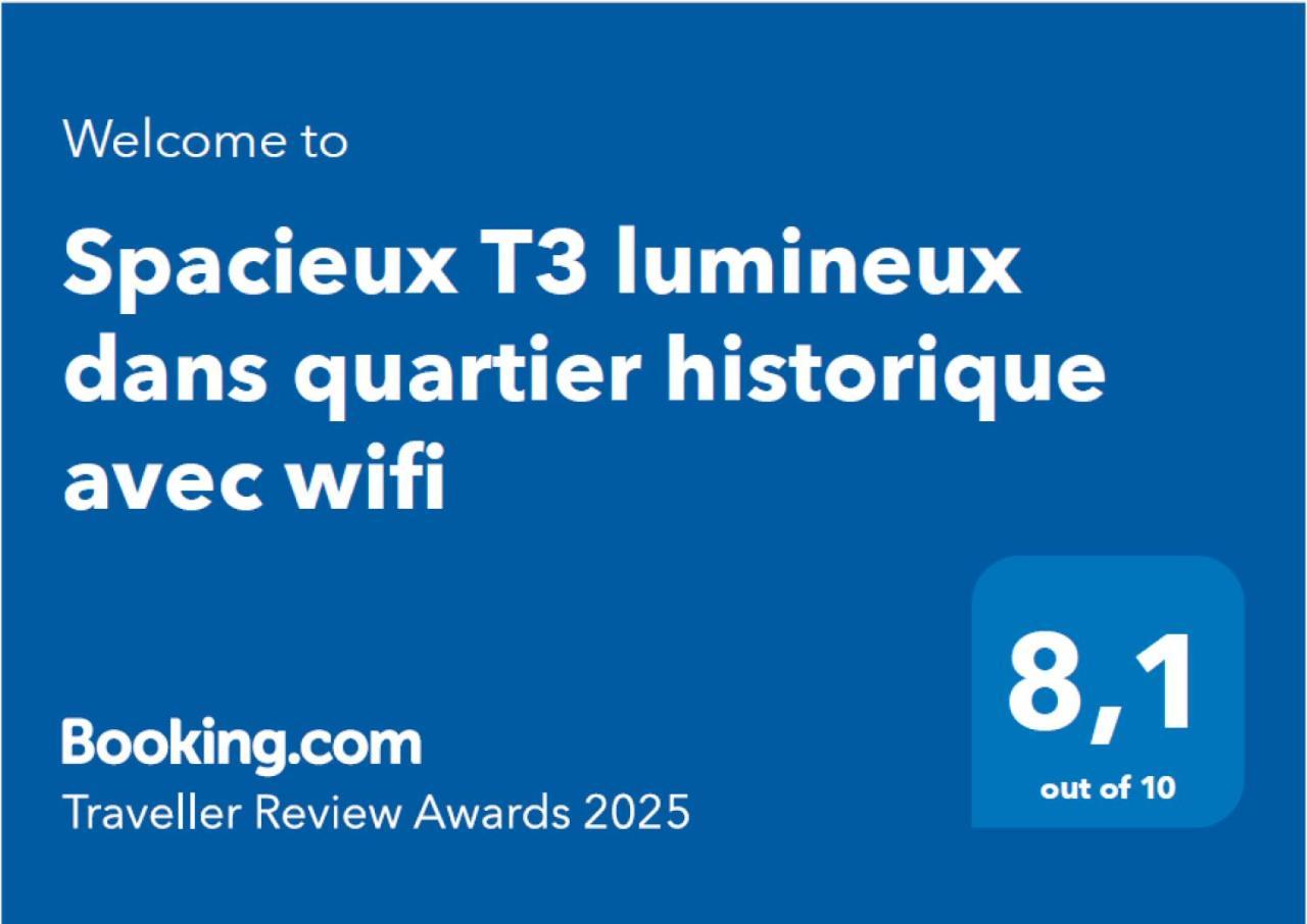 Spacieux T3 Lumineux Dans Quartier Historique Avec Wifi Redon Bagian luar foto
